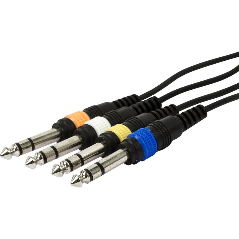 CHANNEL-4TRS M TO XLR F SNAKE CABLE 10FT - Thumbnail 2