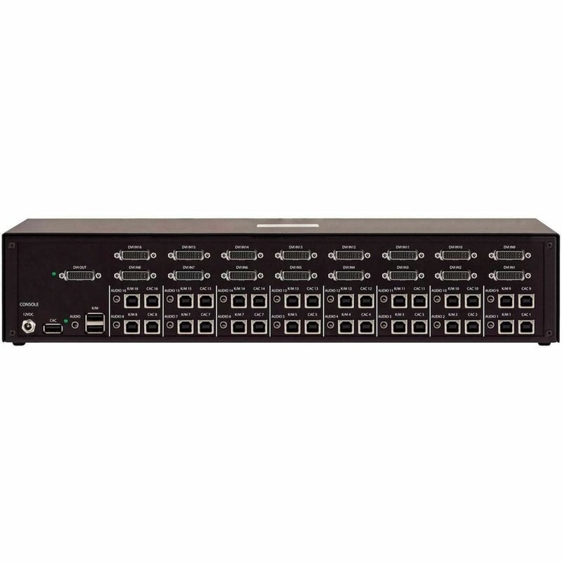 SECURE 16-PORT DVI KVM SWITCH NIAP 4.0 CAC US BUILT - Thumbnail 3