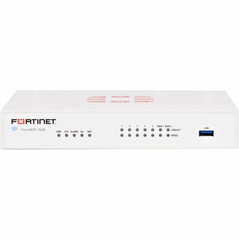 Fortinet FortiWifi FWF-50E Network Security/Firewall Appliance - Thumbnail 1