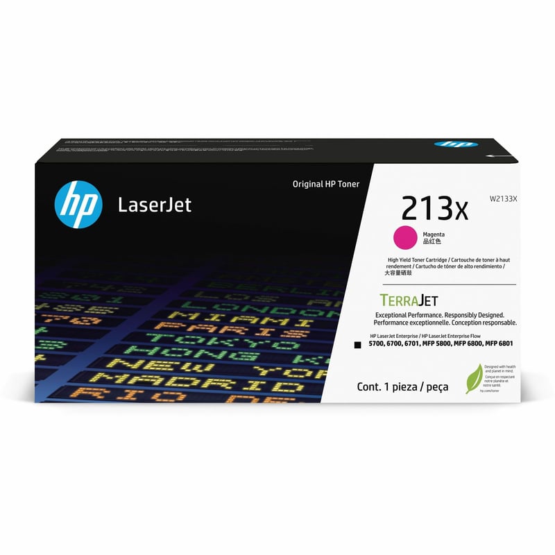 HP 213X Original Laser Toner Cartridge - Magenta Pack - Thumbnail 1