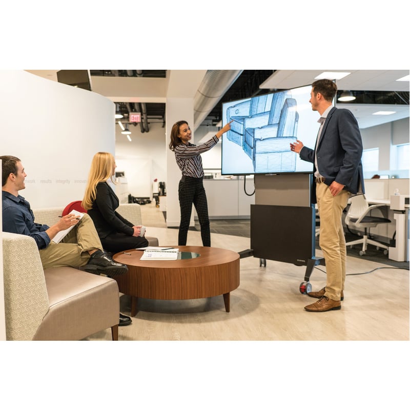 Salamander Designs Electric Lift Mobile Stand Designed For Cisco Sparkboard - Thumbnail 2