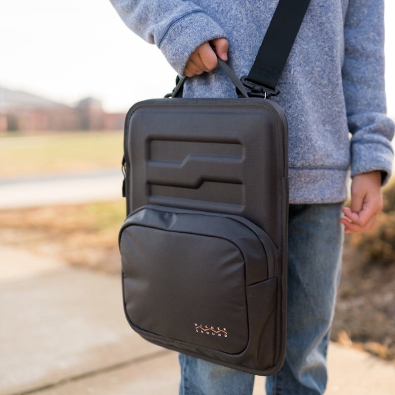 Higher Ground Capsule Plus CS CAPPL011GRYCS Carrying Case Rugged (Sleeve) for 11" Notebook, Chromebook - Gray - TAA Compliant - Thumbnail 3