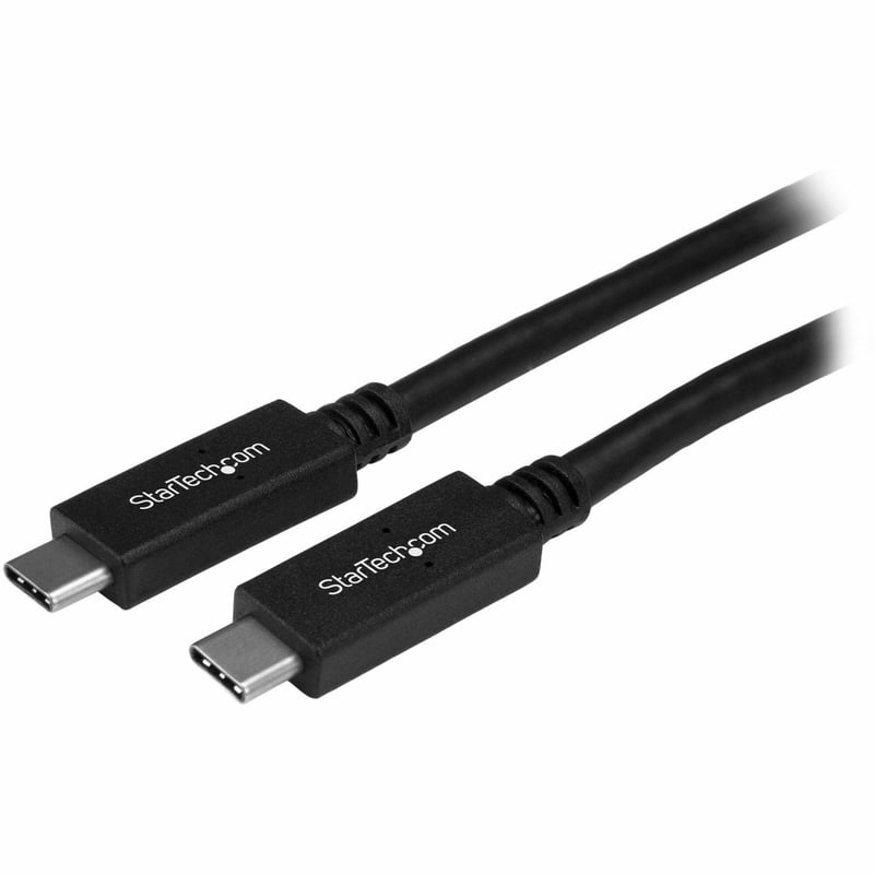 StarTech.com USB C Cable - 3 ft / 1m - USB 3.1 (10 Gbps) - 4K - USB-IF - Charge and Sync - USB Type C to Type C Cable - USB Type C Cable - Thumbnail 1