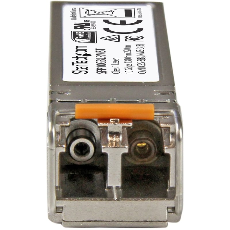 StarTech.com MSA Uncoded SFP+ Module - 10GBASE-LRM - 10GE Gigabit Ethernet SFP+ 10GbE Multi Mode Fiber (MMF) Optic Transceiver - 200m DDM - Thumbnail 3