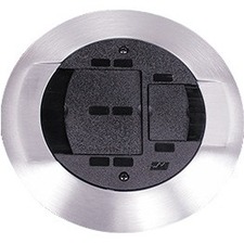 Wiremold AMD8 Communications Poke-Thru Device Finish Flange and Slide Holder Assembly - Thumbnail 1