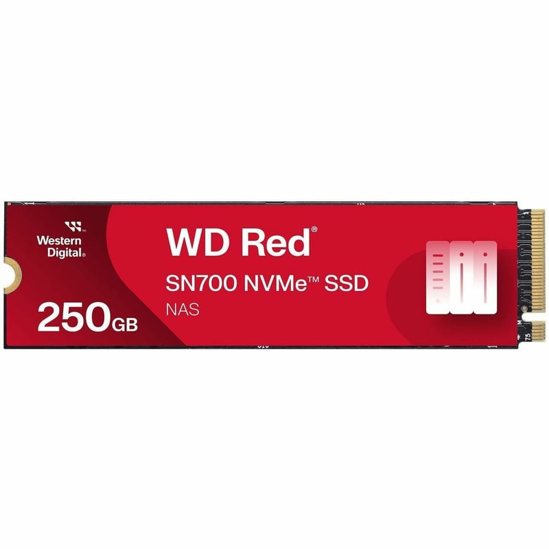 WD Red S700 WDS250G1R0C 250 GB Solid State Drive - M.2 2280 Internal - PCI Express NVMe (PCI Express NVMe 3.0 x4) - Thumbnail 1