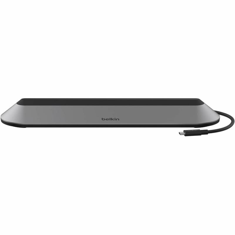 Belkin 11-in-1 Universal USB-C Docking Station - USB 3.2 - 10 Gbps - 100W - 2xHDMI, 1xVGA, 2xUSB-A, 1xUSB-C - Grey - Thumbnail 1