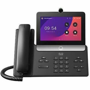 CISCO VIDEO PHONE 8875, CARBON BLACK REMANUFACTURED
