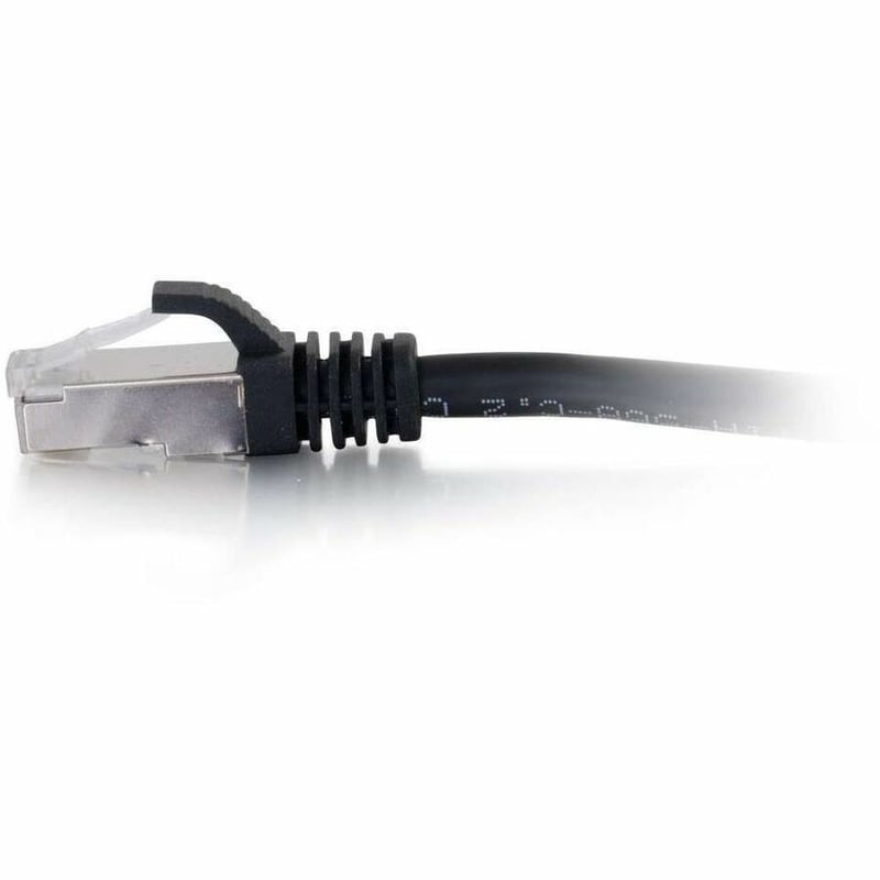 1FT CAT6 BLACK SNAGLESS SHIELDED PATCH CABLE - Thumbnail 4