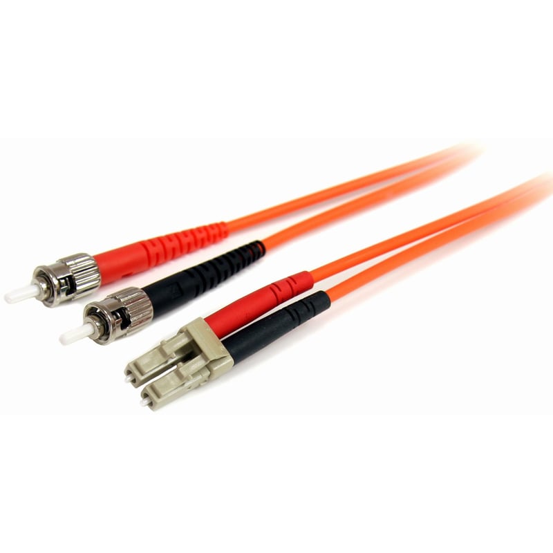 StarTech.com 5m Fiber Optic Cable - Multimode Duplex 62.5/125 - LSZH - LC/ST - OM1 - LC to ST Fiber Patch Cable - Thumbnail 1