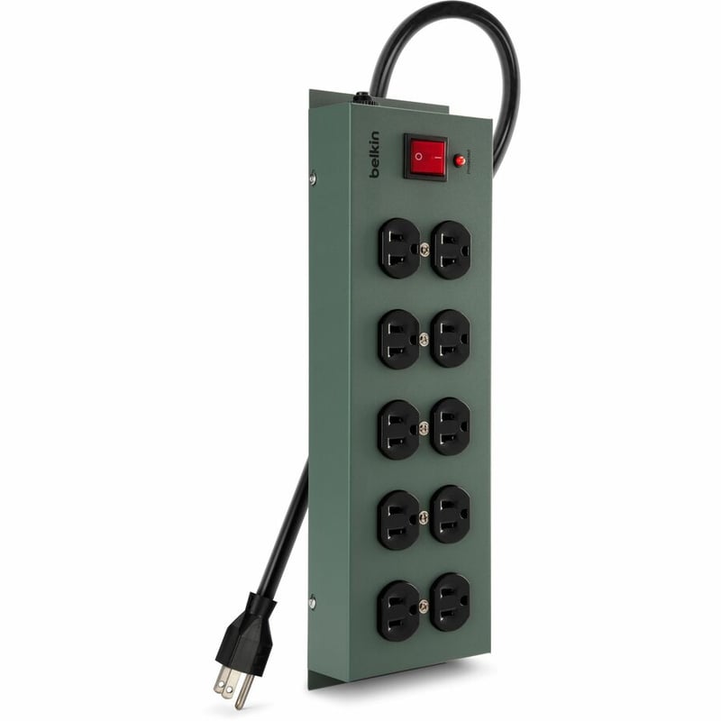 Belkin SurgeMaster 10-Outlets Surge Suppressor - Receptacles: 10 - 885J - Thumbnail 2