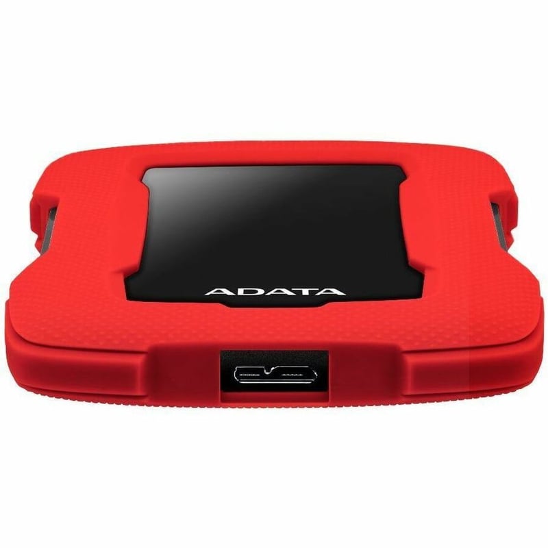Adata HD330 AHD330-1TU31-CRD 1 TB Portable Hard Drive - External - Red - Thumbnail 5