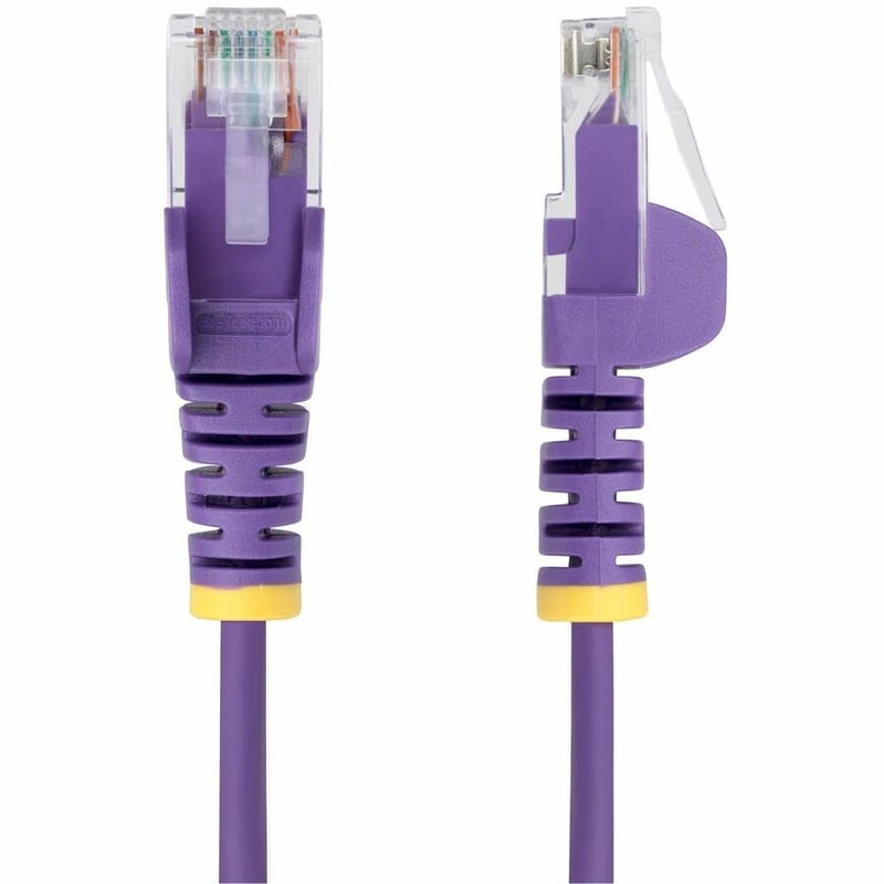 SLIM CAT6 CABLE PURPLE LSZH SLIM SNAGLESS RJ45 UTP PATCH CABLE