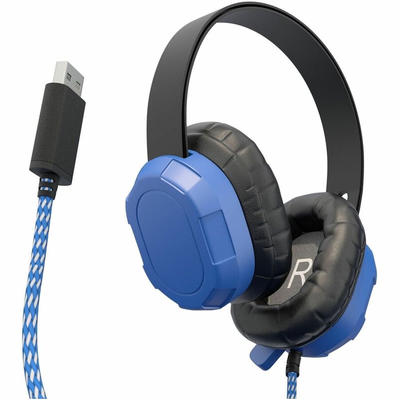MAXCases Extreme Headset w/braided cable, inline volume control and built-in microphone w/USB Connector - Thumbnail 5