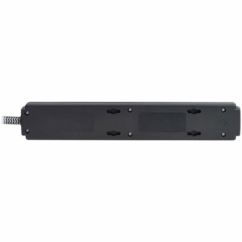 6-OUTLET SURGE PROTECTOR 5-15R 1200 J 10FT 3M BRAIDED CORD BLACK - Thumbnail 3