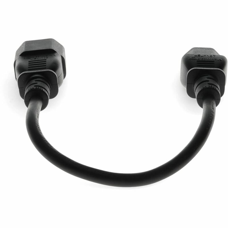 1.5FT C13/C14 PWR CBL 100-250V 10A BK - Thumbnail 4