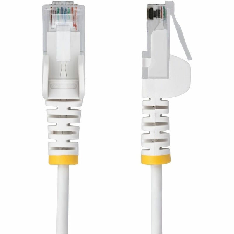 SLIM CAT6 CABLE WHITE LSZH SLIM SNAGLESS RJ45 UTP PATCH CABLE - Thumbnail 2