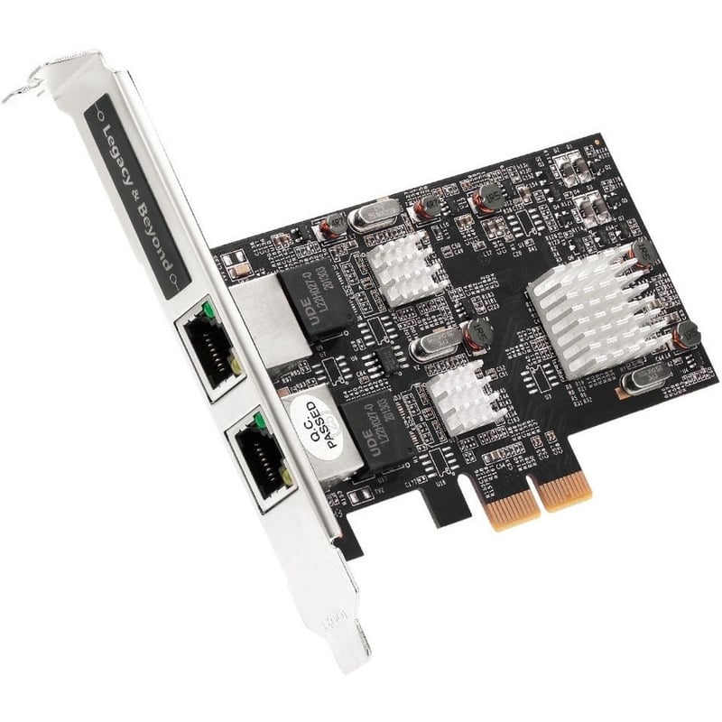 SIIG Dual 2.5G 4-Speed Multi Gigabit Ethernet PCIe Card - Thumbnail 1