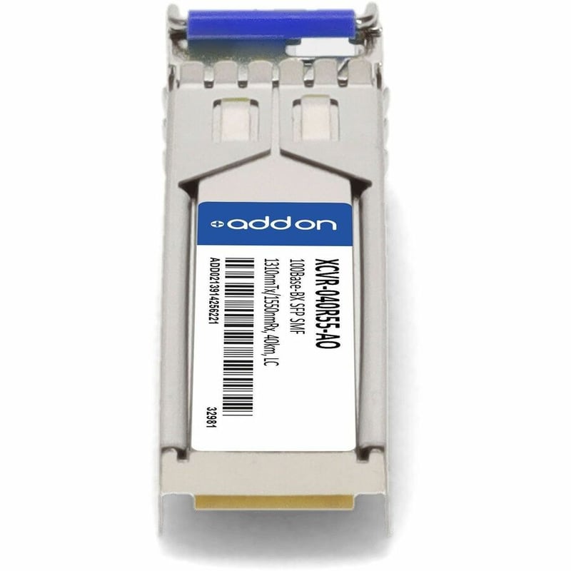 AddOn Ciena® XCVR-040R55 Compatible TAA 100Base-BX SFP Transceiver (SMF, 1310nmTx/1550nmRx, 40km, LC) - Thumbnail 4