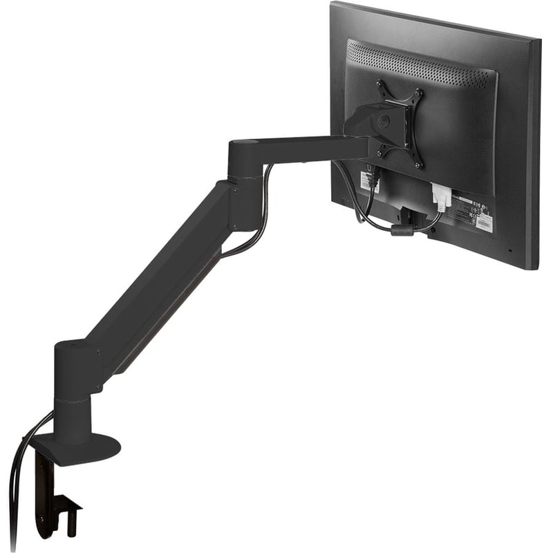 7000 ARTICULATING MONITOR ARM W/ FLEXMOUNT MONITOR MOUNT, BLACK, HOLDS 10-22 LBS - Thumbnail 4
