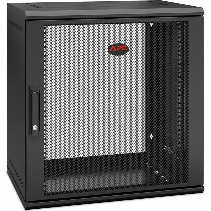 APC by Schneider Electric NetShelter WX 12U Single Hinged Wall-mount Enclosure 400mm Deep - Thumbnail 2