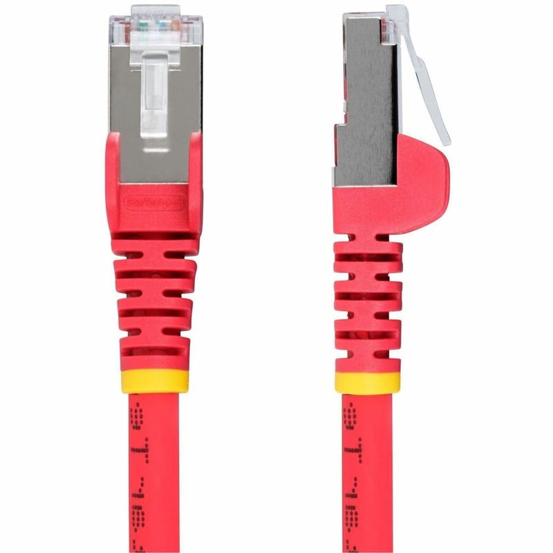 CAT6A ETHERNET CABLE - RED 10GBE S/FTP LSZH 100W POE - Thumbnail 2