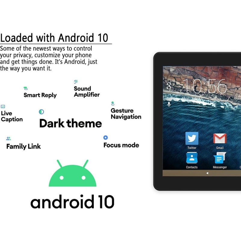 Azpen A1080 Tablet - 10.1" HD - 2 GB - 32 GB Storage - Android 10 - Thumbnail 4
