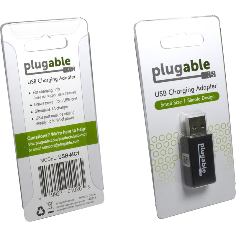 Plugable USB Data Blocker, Protect Against Juice Jacking - Thumbnail 4
