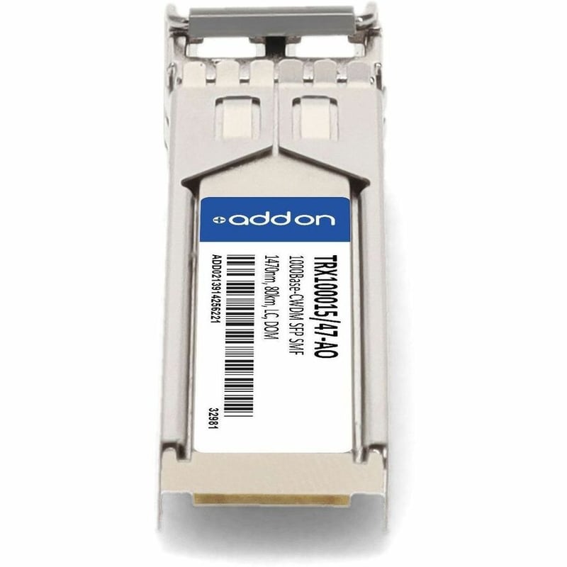 AddOn Infinera® TRX100015/47 Compatible TAA 1000Base-CWDM SFP Transceiver (SMF, 1470nm, 80km, LC, DOM) - Thumbnail 4