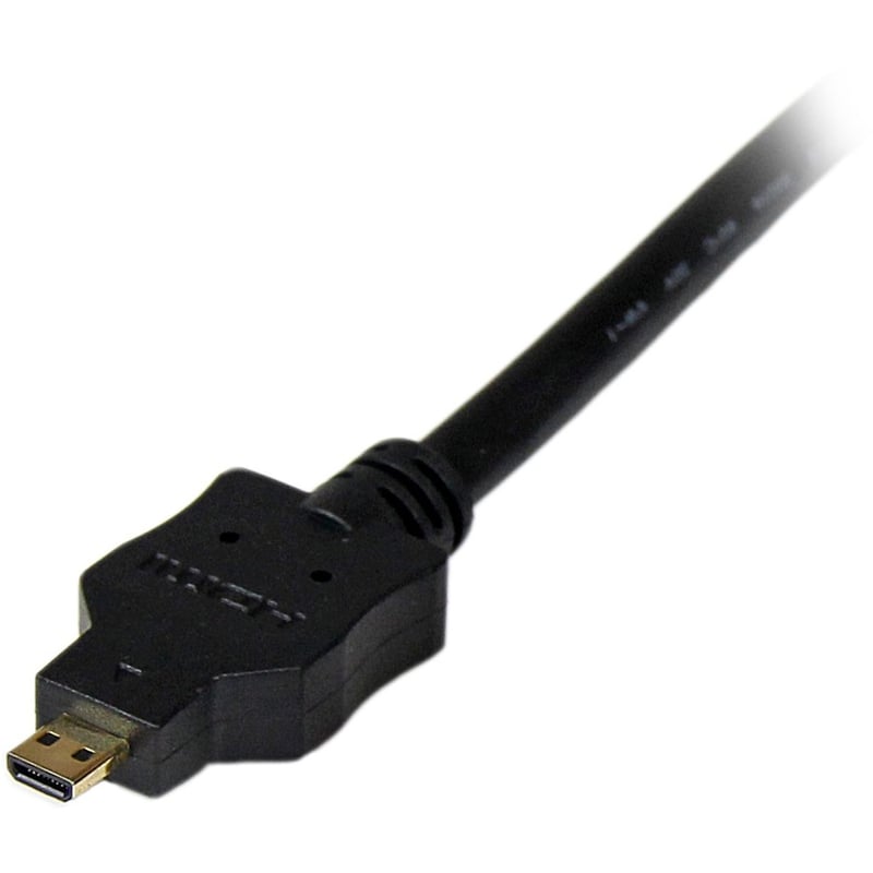 StarTech.com 6ft (2m) Micro HDMI to DVI Cable, Micro HDMI to DVI Adapter Cable, Micro HDMI Type-D to DVI-D Monitor/Display Converter Cord - Thumbnail 2
