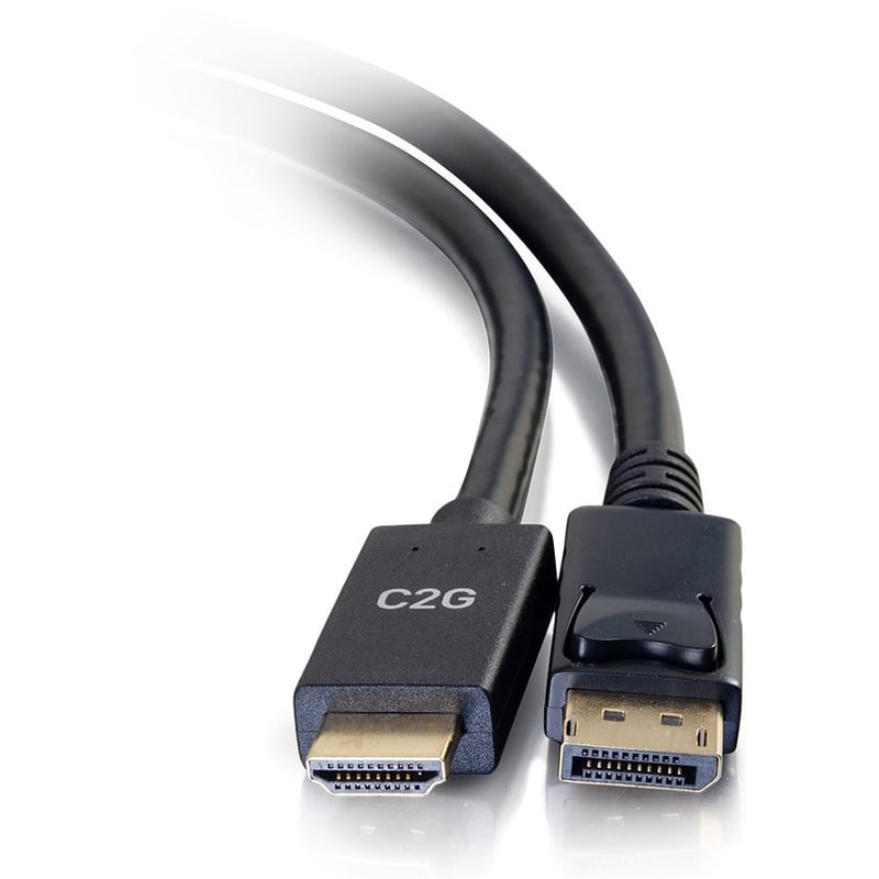 3FT DP TO HDMI CABLE 4K PASSIVE BLACK - Thumbnail 4