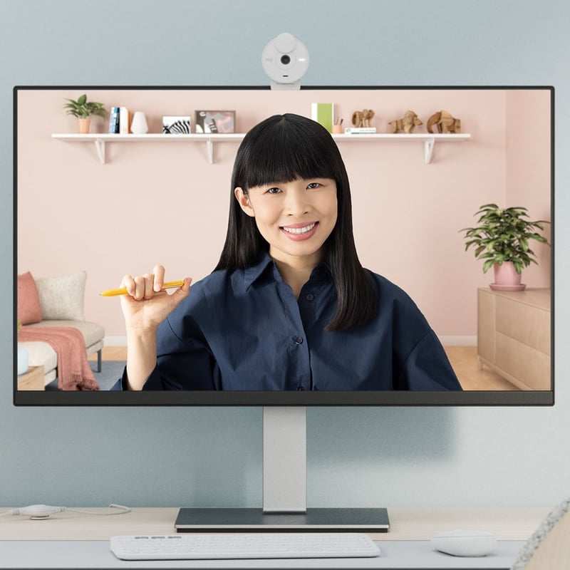 Logitech BRIO 300 Webcam - 2 Megapixel - 30 fps - Rose - USB Type C - Retail - Thumbnail 2