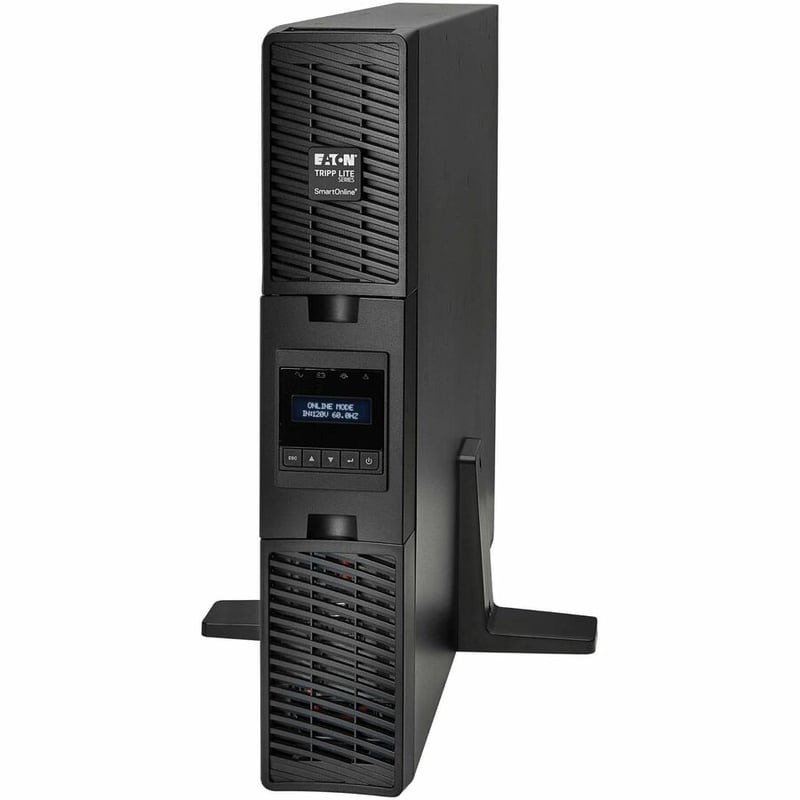 Eaton Tripp Lite Series SmartOnline 2000VA 1800W 120V Double-Conversion UPS - 7 Outlets, Extended Run, Network Card Included, LCD, USB, DB9, 2U Rack/Tower Battery Backup - Thumbnail 3