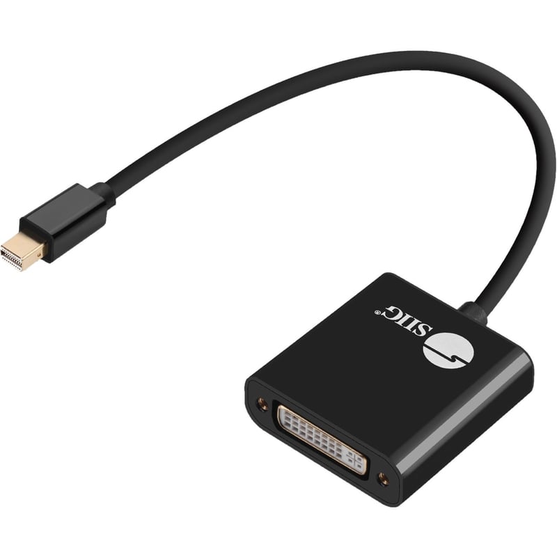 SIIG Mini DisplayPort to DVI Adapter - Active - Thumbnail 1