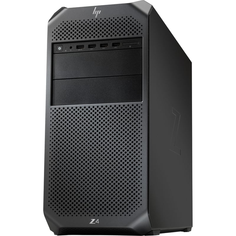 HP Z4 G4 Workstation - 1 x Intel Xeon W-2125 - 16 GB - Mini-tower - Black - Thumbnail 1