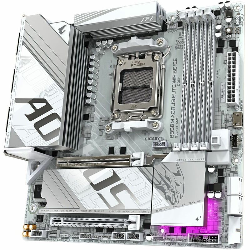 B850M AORUS ELITE WIFI6E ICE - Thumbnail 3