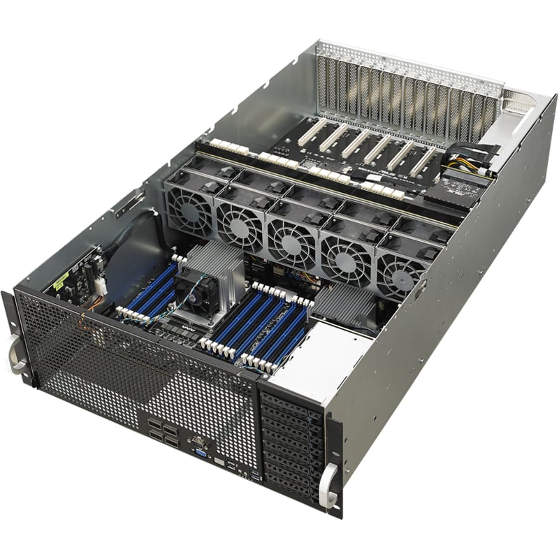 Asus ESC8000 G4 Barebone System - 4U Rack-mountable - Socket P LGA-3647 - 2 x Processor Support - Thumbnail 5