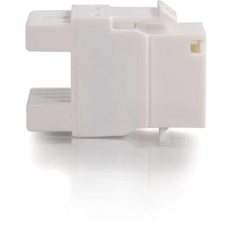 C2G Cat5E RJ45 UTP Keystone Jack - White - Thumbnail 3