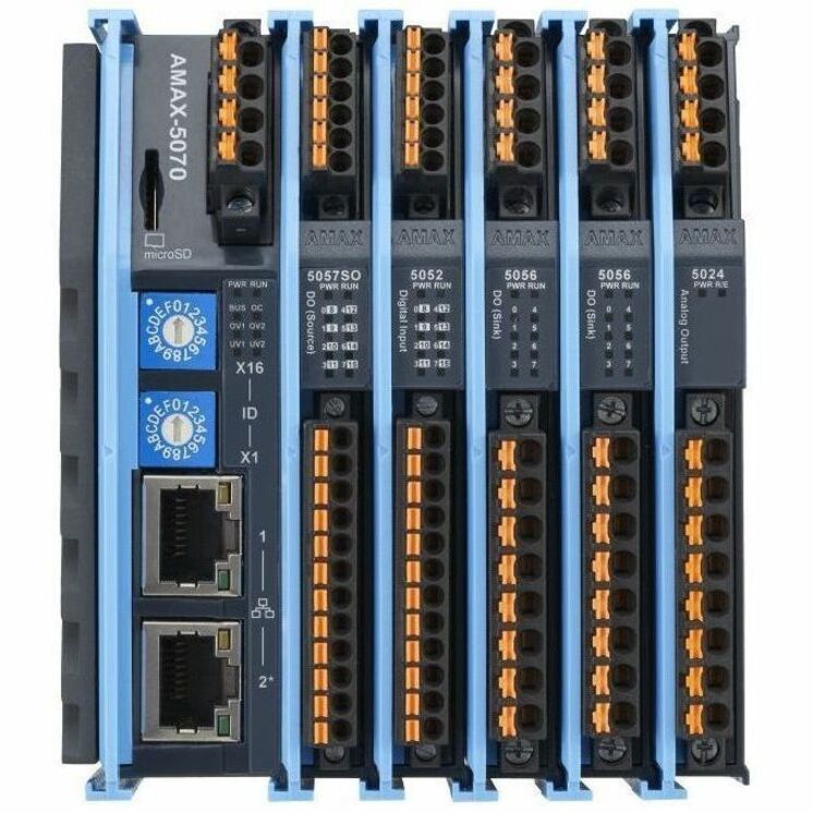 Advantech Modbus TCP Coupler with ID Switch Slice IO Module - Thumbnail 3