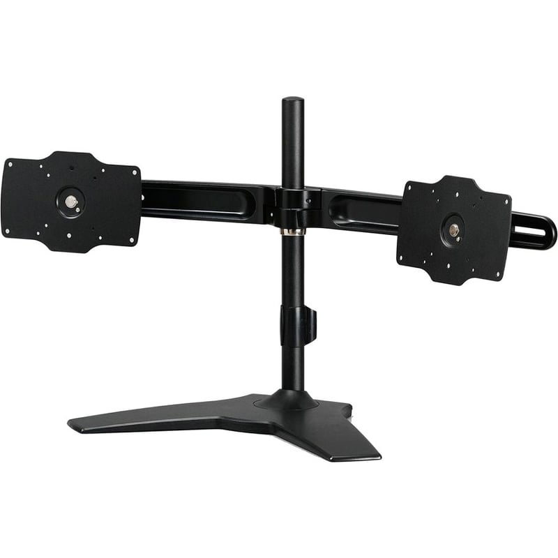Amer Mounts Stand Based Dual Monitor Mount for two 24"-32" LCD/LED Flat Panel Screens - Thumbnail 1