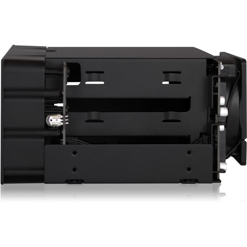 Icy Dock FlexiDOCK MB830SP-B Drive Enclosure for 5.25" - Serial ATA/600 Host Interface Internal - Black - Thumbnail 5