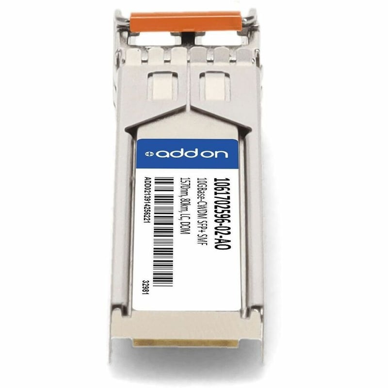 AddOn ADVA® 1061702596-02 Compatible TAA 10GBase-CWDM SFP+ Transceiver (SMF, 1570nm, 80km, LC, DOM) - Thumbnail 4
