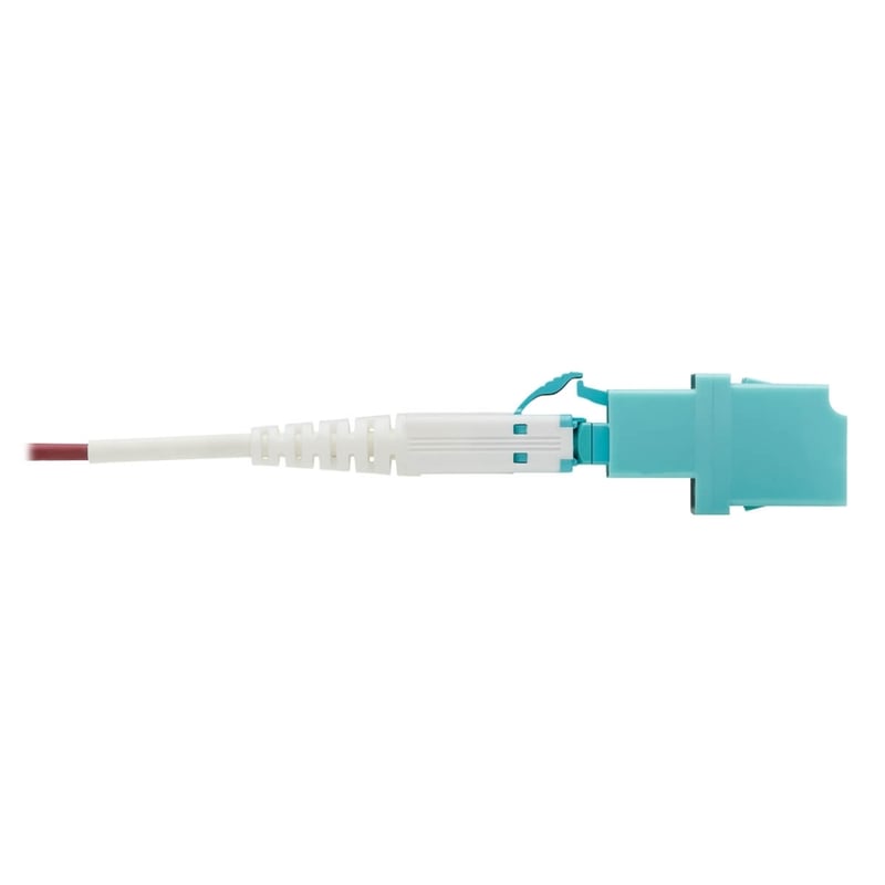Eaton Tripp Lite Series 400G Duplex Multimode 50/125 OM4 Fiber Optic Cable Adapter (CS-PC/LC-PC), M/F, Round LSZH Jacket, Magenta, 1 ft. - Thumbnail 4