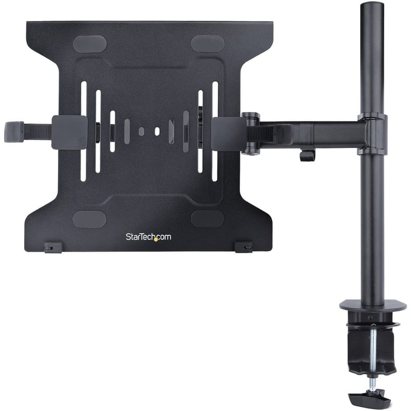 StarTech.com Laptop Desk Mount, Monitor and Laptop Arm Mount, Displays up to 34" (17.6lb/8kg), VESA Laptop Tray Arm, Clamp / Grommet - Thumbnail 2
