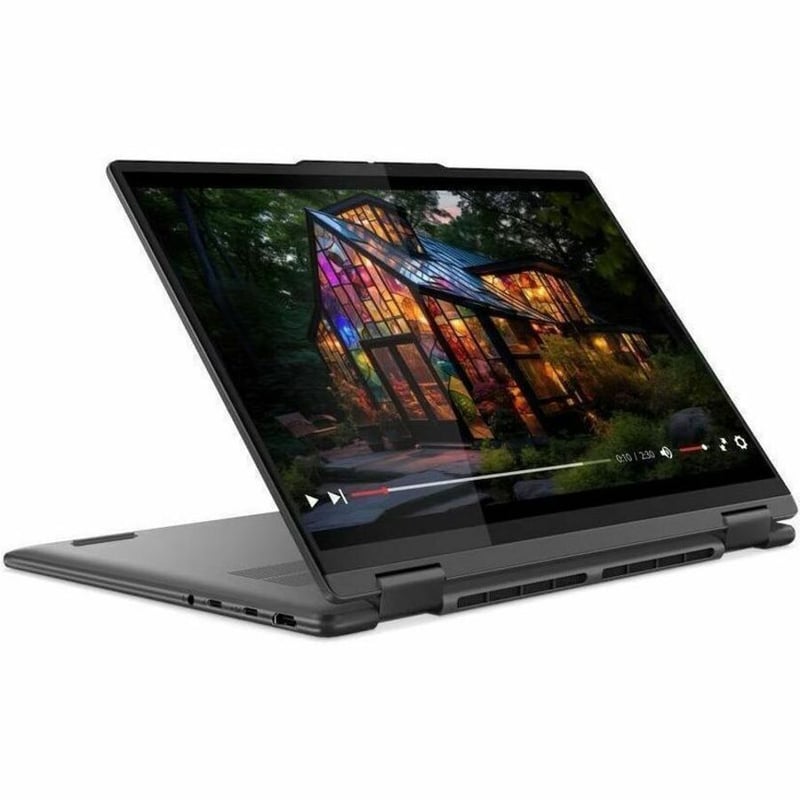 Lenovo Yoga 7 14IML9 83DJ0002US 14" Touchscreen Convertible 2 in 1 Notebook - WUXGA - 60 Hz - Intel Core Ultra 7 155U - 16 GB - 1 TB SSD - English (US) Keyboard - Storm Gray - Thumbnail 4