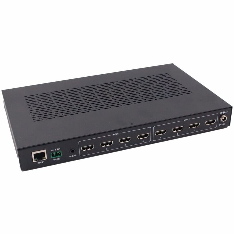 4X4 HDMI MATRIX SWITCH W VIDEO WALL CONTROLLER 4K60HZ HDR 4:4:4 - Thumbnail 4