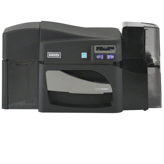 Fargo DTC4500E Single Sided Desktop Dye Sublimation/Thermal Transfer Printer - Card Print - Fast Ethernet - USB - Thumbnail 1