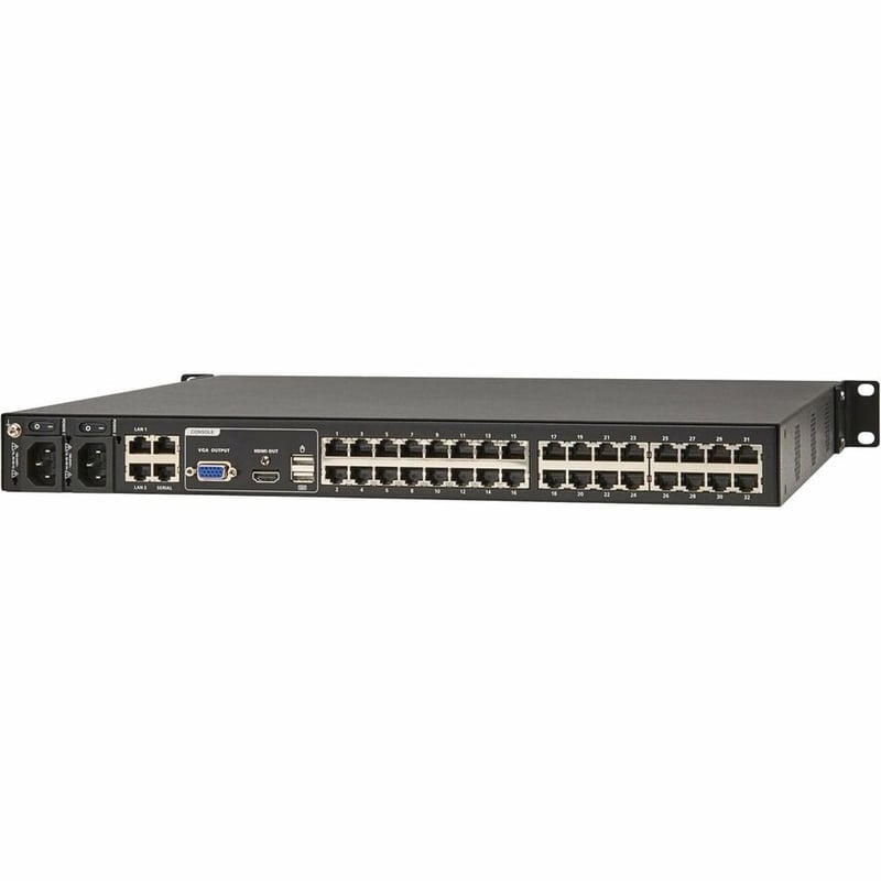 Eaton 32-Port Cat5e KVM over IP Switch - Virtual Media, 3 Remote/1 Local User, HDMI Output, 1U Rack-Mount, TAA - Thumbnail 3