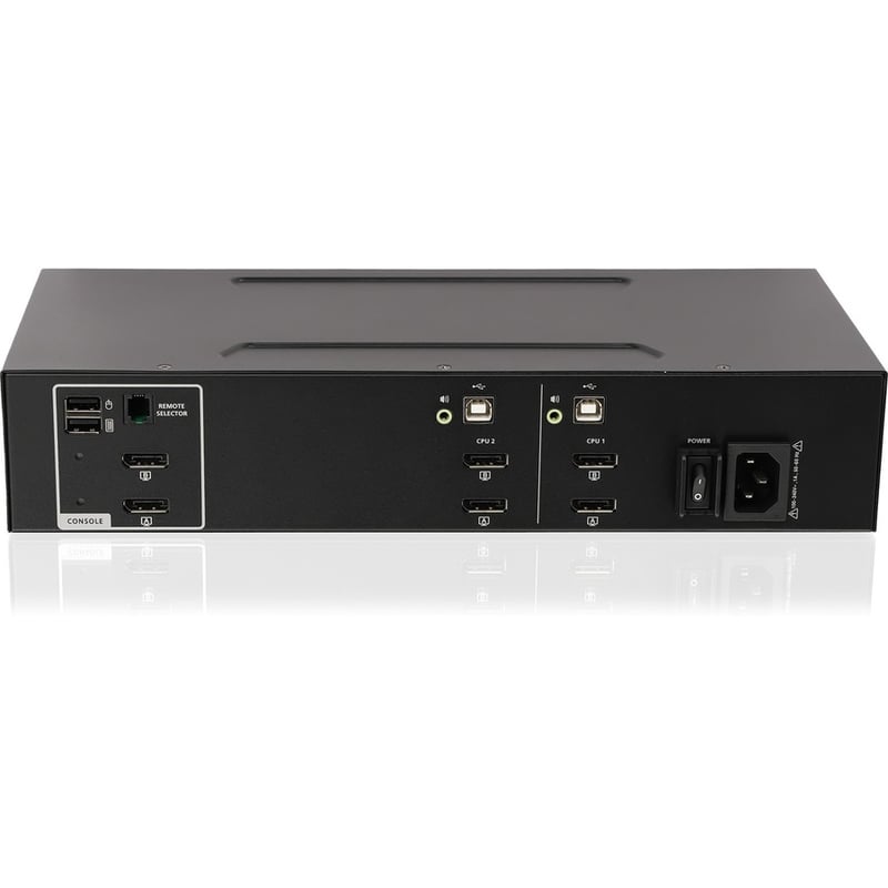IOGEAR 2-Port Dual View DisplayPort KVM Switch w/Audio - Thumbnail 3