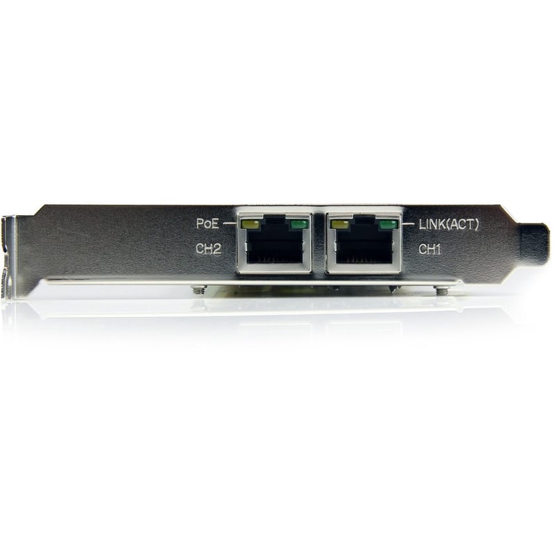 StarTech.com Dual Port PCI Express Gigabit Ethernet PCIe Network Card Adapter - PoE/PSE - Thumbnail 3